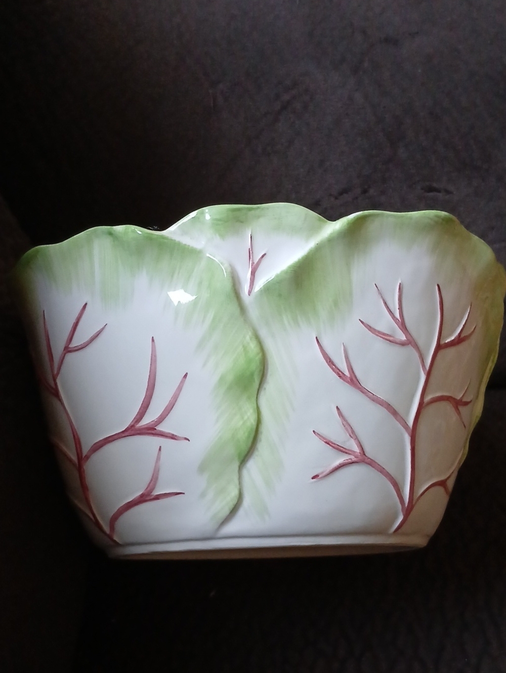 The Haldon Group Vintage White Cabbage Bowl 1988
